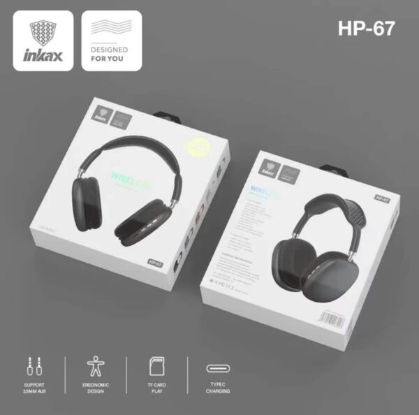 Casque Stéréo Sans Fil INKAX HP-67