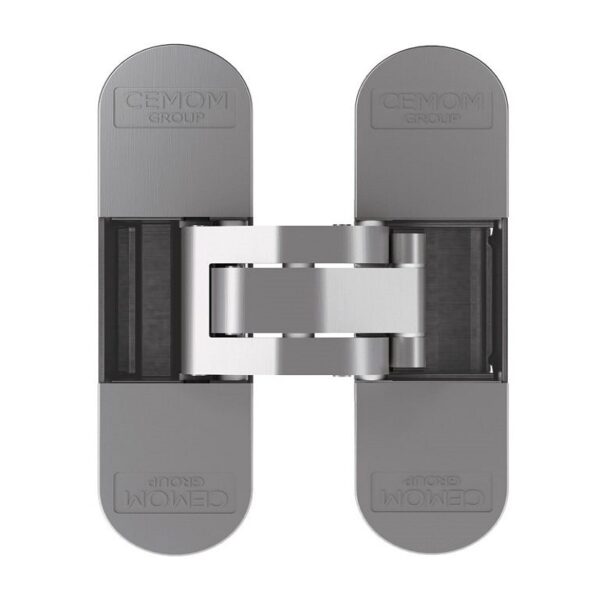 Charnière Encastré 3D ESTETIC 978 Satiné Chrome Cemom