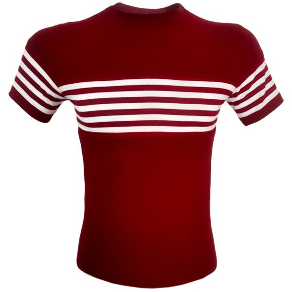 "Body Homme Col Rond Rayé 880014 E23 " – Image 2