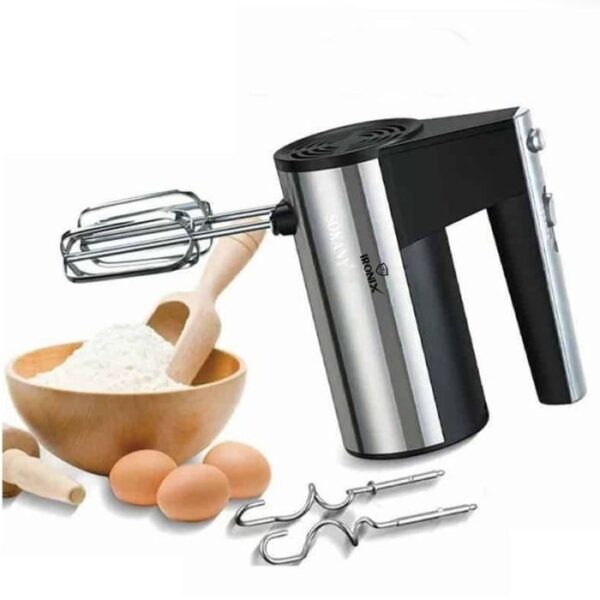 "Batteur À Main Sans Bol IRONIX 600W Noir Et Argenté "
