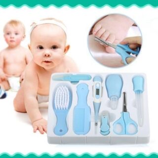 Kit Soin Bébé 8 Pièces Bleu