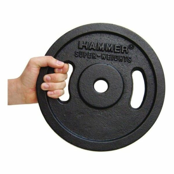 "DISQUE DE MUSCULATION HAMMER 2X 20KG - NOIR "