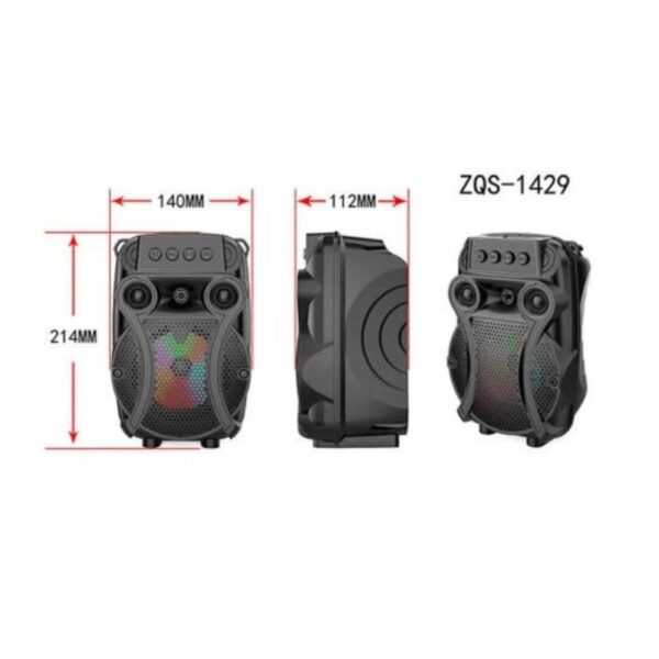 Haut Parleur Bluetooth Sans Fil ZQS-1429 Avec Microphone – Image 2