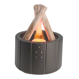 "Diffuseur D’Arômes Effet Flamme Bois Noir 250 Ml "