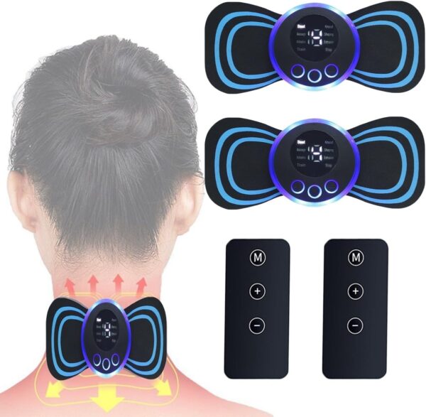 Mini Masseur Électrique EMS Écran LCD 8 Modes & Télécommande – Image 3
