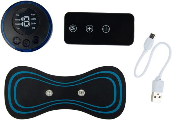 Mini Masseur Électrique EMS Écran LCD 8 Modes & Télécommande – Image 5