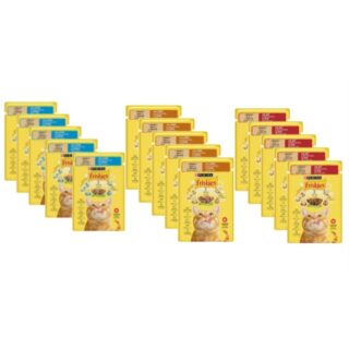 "Pack 15 Pochons Friskies : 5 Bœuf & 5 Saumon & 5 Poulet "