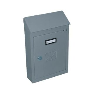 BOÎTE AUX LETTRES EN MÉTAL AVEC DEUX CLÉ 30*20*6CM GRIS