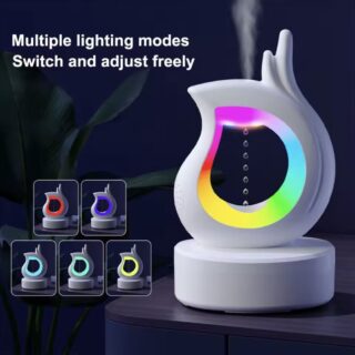 "Humidificateur D'Air Diffuseur Huiles Essentielles LED 300 Ml "