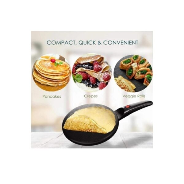 Crêpière Electrique Noir 650W 20 Cm – Image 2