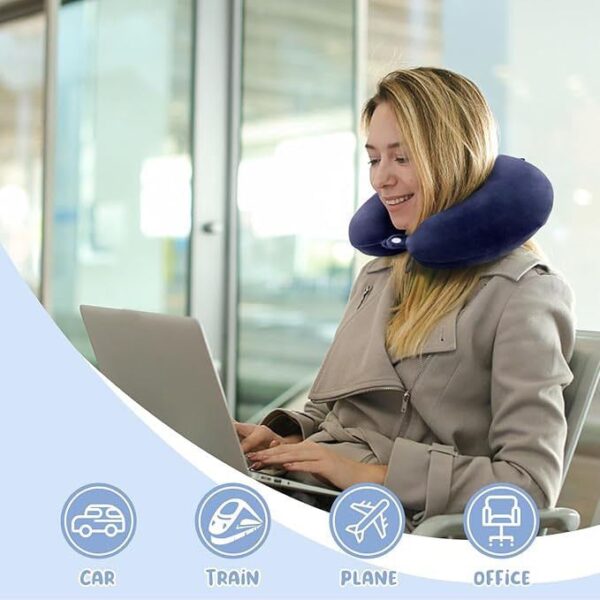 Coussin Oreiller De Massage Du Cou Pour Voyage – Image 3