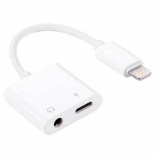 "Adaptateur Lightning 2en1 MH-030 Jack 3.5mm & Câble Aux "