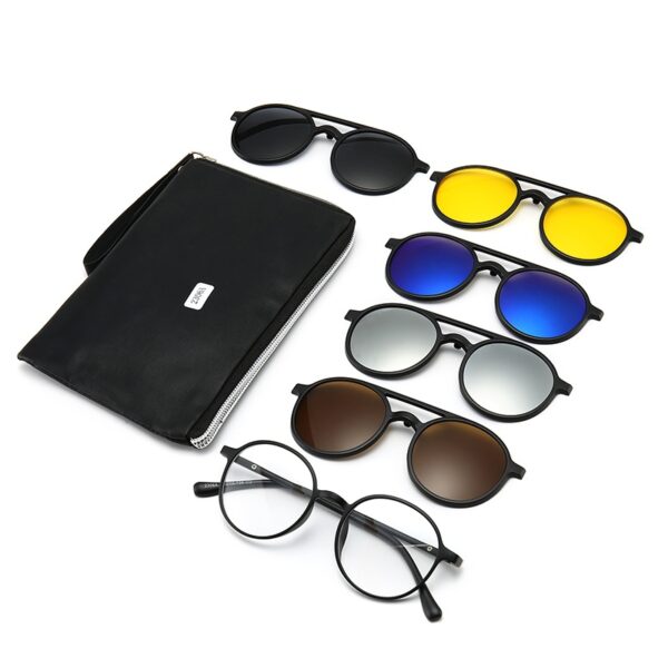"Lunettes De Soleil Polarisées & Clip Magnétique 6 En 1 2306A " – Image 3