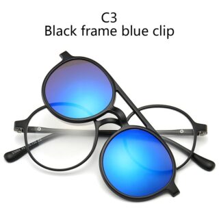 "Lunettes De Soleil Polarisées & Clip Magnétique 6 En 1 2306A "
