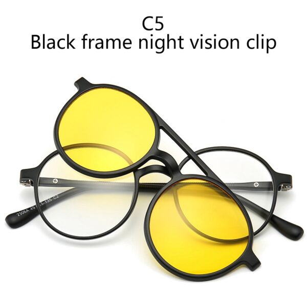 "Lunettes De Soleil Polarisées & Clip Magnétique 6 En 1 2306A " – Image 4