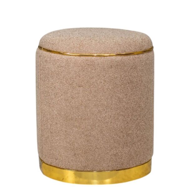 "Pouf Alliance Bouclé 43 X 36 Cm " – Image 2