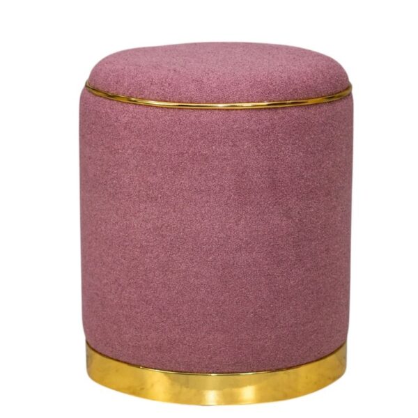 "Pouf Alliance Bouclé 43 X 36 Cm " – Image 3