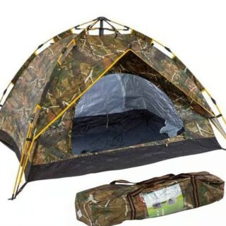 "Tente Automatique Professionnel Camouflage 4 Places 2,00 M X 2,00 M X 1,50 M "