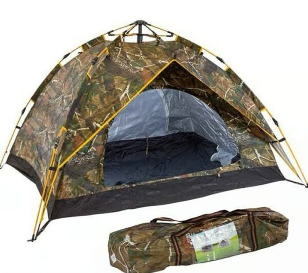 "Tente Automatique Professionnel Camouflage 4 Places 2,00 M X 2,00 M X 1,50 M "