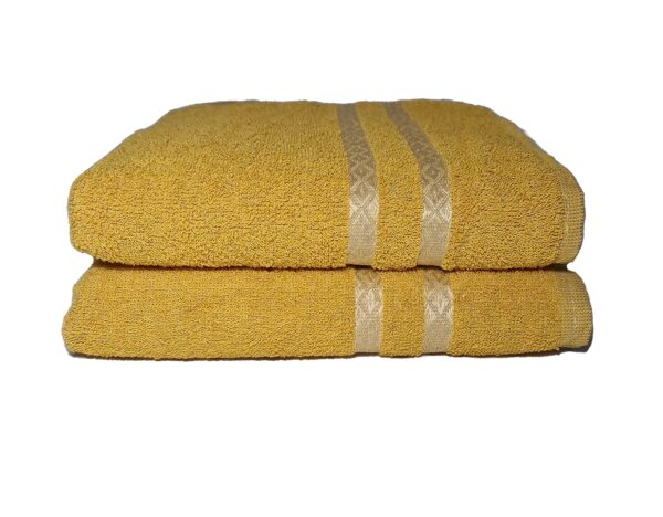"Lot De 2 Serviettes De Bain Eponge 70X45cm " – Image 2