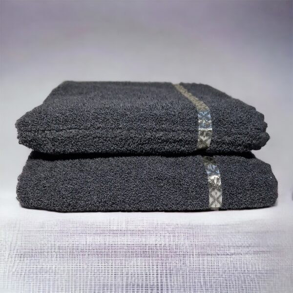 "Lot De 2 Serviettes De Bain Eponge 70X45cm " – Image 3