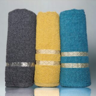 "Lot De 3 Serviettes Eponge 70X45cm "