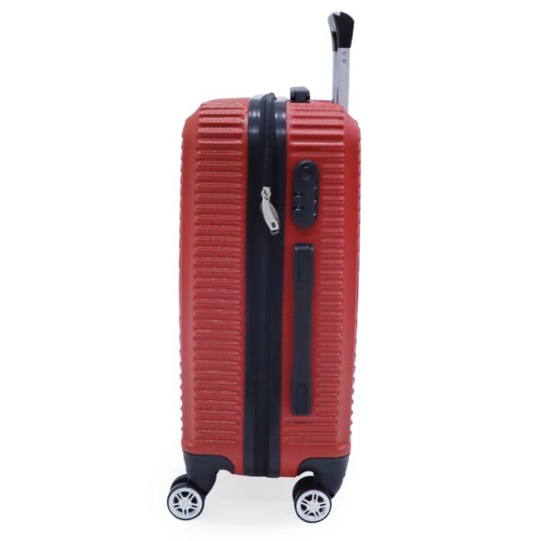 "TEC TAKE Petite Valise Rouge En ABS 52 X 35 X 22 Cm " – Image 2