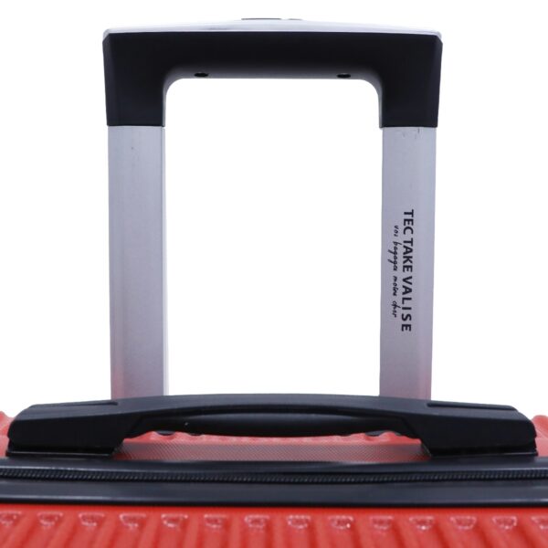 "TEC TAKE Petite Valise Rouge En ABS 52 X 35 X 22 Cm " – Image 3