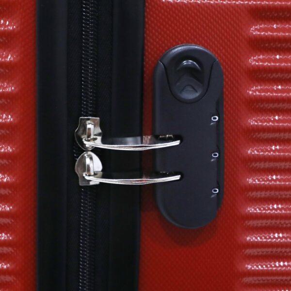 "TEC TAKE Petite Valise Rouge En ABS 52 X 35 X 22 Cm " – Image 5