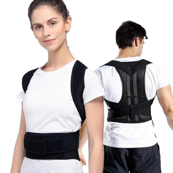 "Ceinture Correcteur De Posture Dos Unisexe Noir " – Image 3