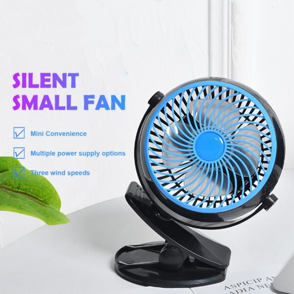 GO FUN Ventilateur Sans Fils Portable Rotatif Et Rechargeable – Image 4