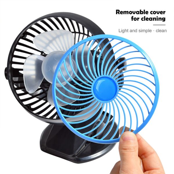 GO FUN Ventilateur Sans Fils Portable Rotatif Et Rechargeable – Image 5