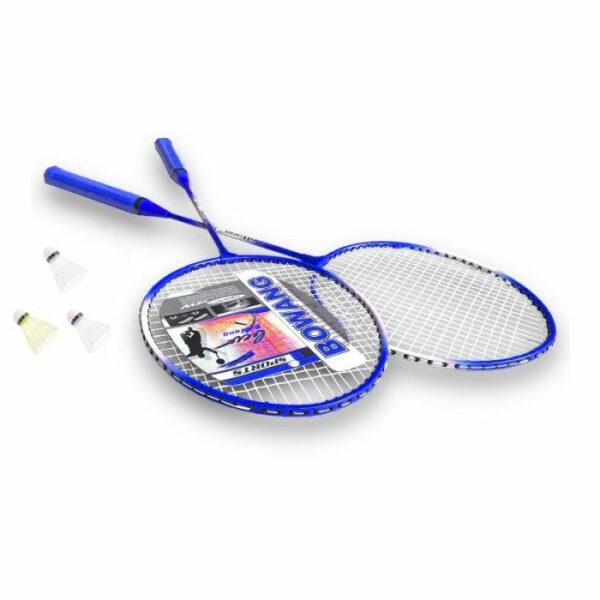 "RAQUETTE POUR ENFANT EN BOIS + 3 BALLES - BLEU " – Image 2