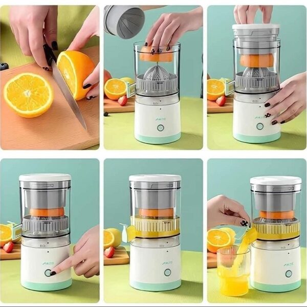 Presse Orange Electrique En Plastique Résistant 300ml