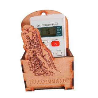 "Support Pour Télécommande En Bois "