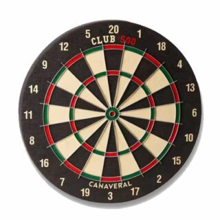 CIBLE DE FLECHETTES  POINTES ACIER CLUB 500 - NOIR