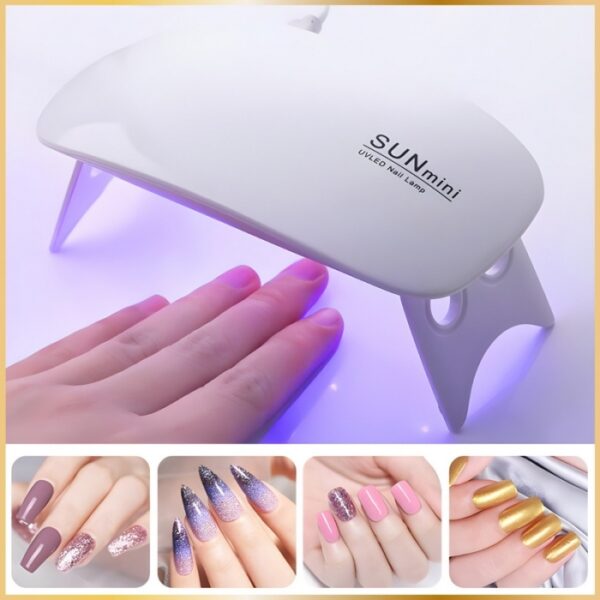 Sèche Ongles Portable-Mini Lampe UV LED – Manucure Rapide À Domicile – Image 2