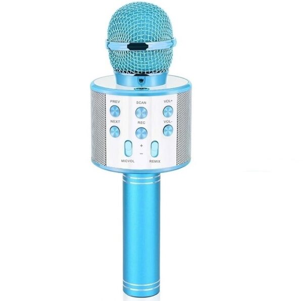 Microphone Karaoké - Micro Sd - Bluetooth Doré – Image 4
